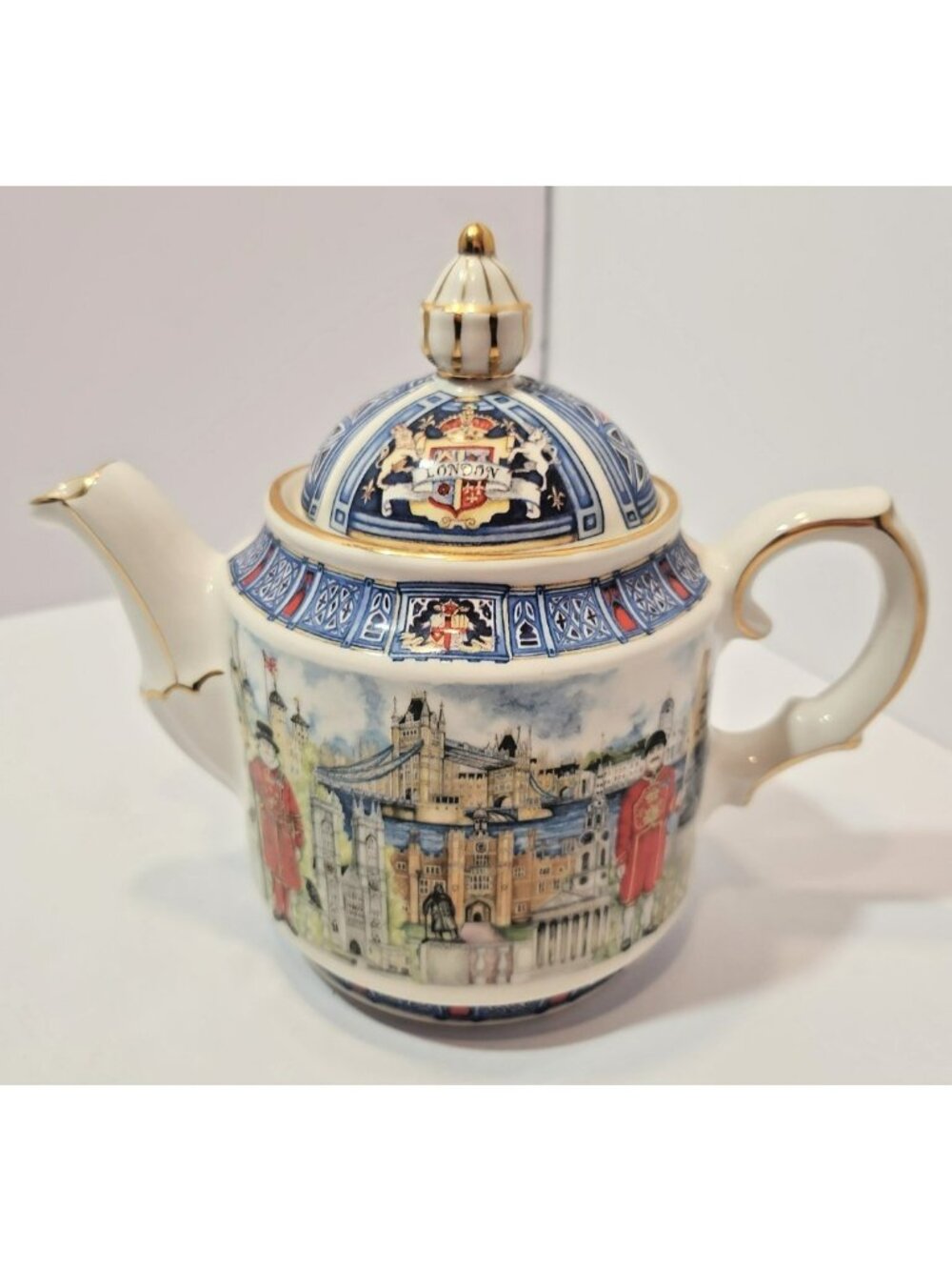 Vtg Sadler England London Heritage Collection "Thameside" #4739 Tea Pot
